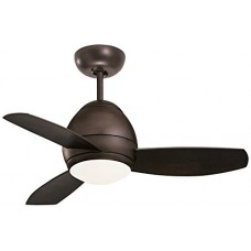 Emerson Ceiling Fans CF244ORB  Curva  Modern Indoor Outdoor Ceiling Fan With Light And Remote  Wet Rated  44-Inch Blades  Oil Rubbed Bronze Finish - B00350QG1Y